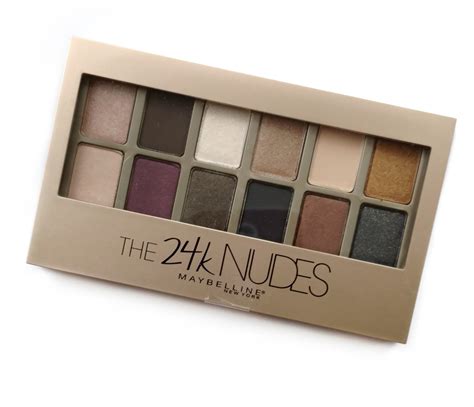 Maybelline The 24k Nudes Palette Review Swatches The Budget Beauty Blog