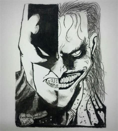 Batman Vs Joker Drawing By K3 Artmajeur