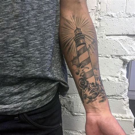 100 Lighthouse Tattoo Designs For Men A Beacon Of Ideas
