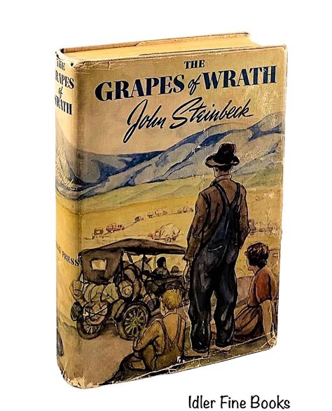 The Grapes Of Wrath By Steinbeck John Fine Hardcover 1939 1st