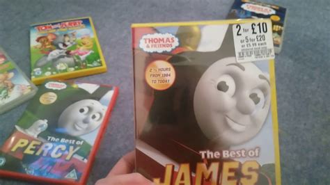 Thomas And Friends The Best Of Percy And James Dvd To Unboxing Youtube