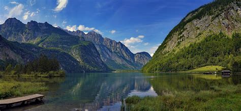 Fondos De Pantalla Alemania Lago Montañas Panorama Alpes Naturaleza