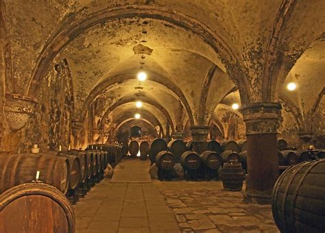 Eberbach Monastery Wine Cellars In Germany