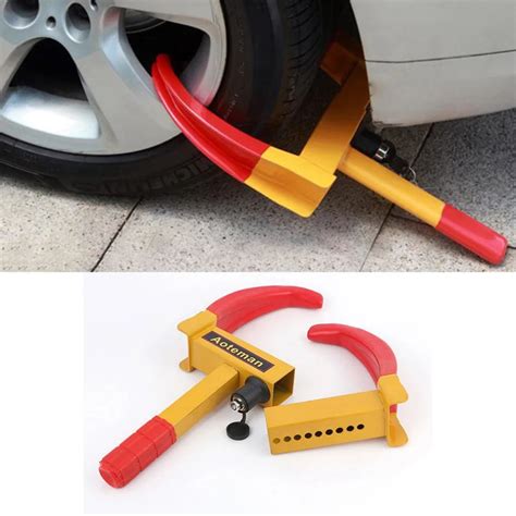 New Portable Styling Wheel Lock Anti Theft Truck Tire Clamp Security