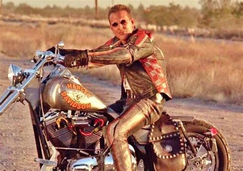 Mickey Rourke In Harley Davidson And The Marlboro Man Motorcycles