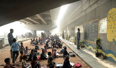 School Under Delhi Metro Bridge Gives Hope To The Underprivileged