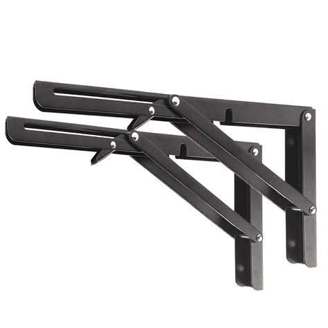 Buy Folding Shelf Brackets Heavy Duty Metal Collapsible Shelf Bracket