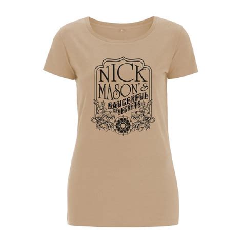 Nick Masons Saucerful Of Secrets Tour Ladies Tan T Shirt Shop The
