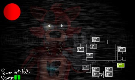 Fnaf 1 Game Over Foxy By Chocowhite Queenduck On