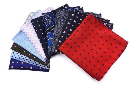 Avantmen Pcs Men S Pocket Squares Assorted Woven Handkerchief Hanky