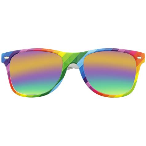 Sunglasses Mens Womens Retro 80s Party Festival Rainbow Mirrored Sunglasses Ebay