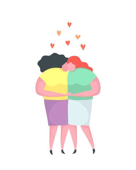 Clip Art Of Lesbian Kiss Illustrations Royalty Free Vector Graphics