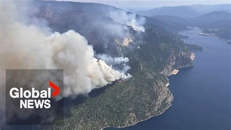Bc Wildfires Evacuation Alerts Issued For Shuswap Lakes South Shore The Global Herald