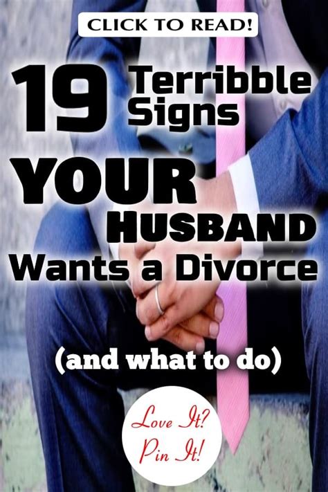 19 awful signs your husband wants a divorce and what to do