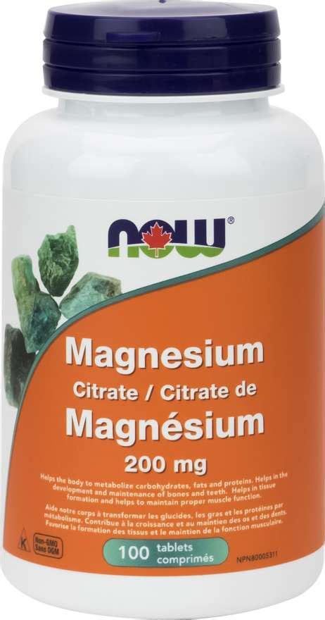 People being treated for cancer should talk with their oncologist before taking vitamin c or other antioxidant supplements, especially in high doses. Magnesium Citrate 200 mg Tablets | NOW Foods Canada