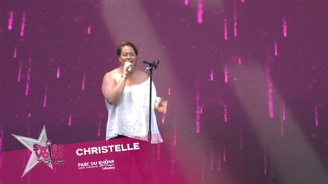 Christelle Swiss Voice Tour 2022 Parc Du Rhône Collombey Youtube