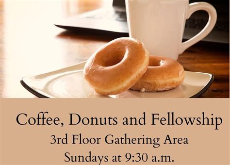 Coffee Donuts And Fellowship First Baptist Church