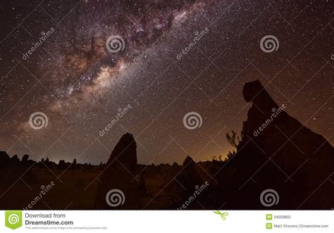 Pinnacles Milky Way Stock Photo Image 34059850