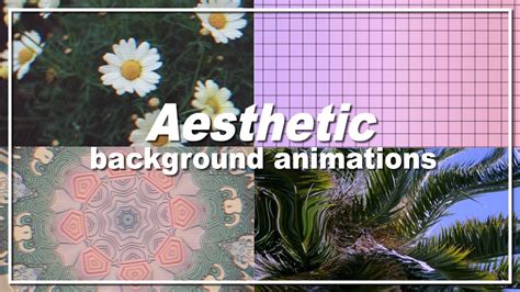 Download hd aesthetic wallpapers best collection. 20 Aesthetic background animations PART 3 / for Youtube ...