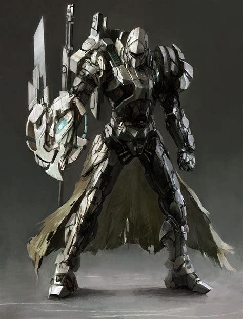 改3 Jinglin Xu Armor Concept Concept Art Characters Robot Concept Art