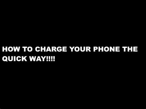 HOW TO CHARGE YOUR PHONE THE QUICK WAY WHEN IT GETS TOO HOT YouTube