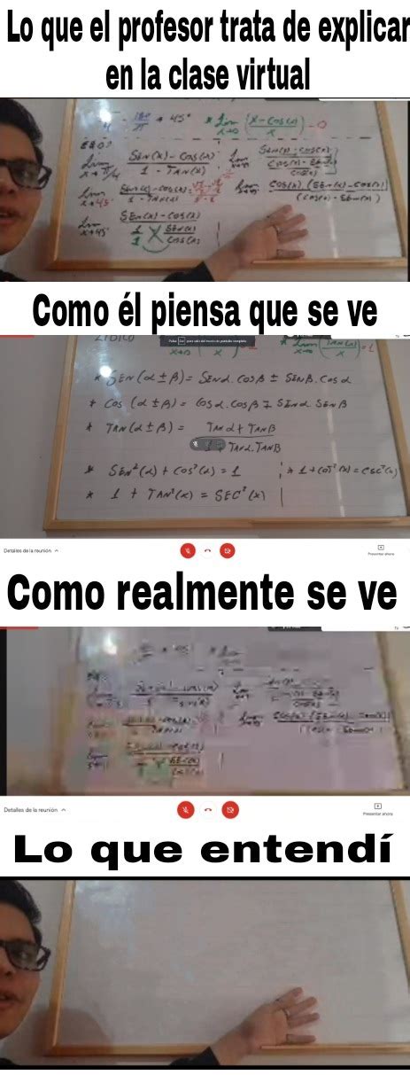 Top memes de clases virtuales en español Memedroid