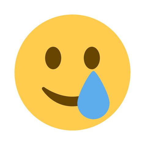 Smiling Face With Tear Emoji What Emoji 🧐