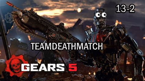 Gears 5 Multiplayer Gameplay 9 Minutes Of T 800 Endoskeleton