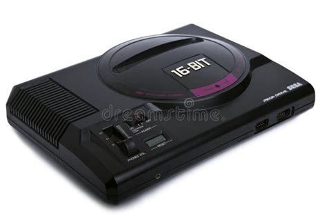 Console Méga Disolement De Jeu Dentraînement De Sega Image Stock