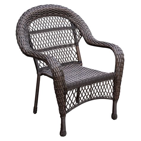 Brown Wicker Chair At Home