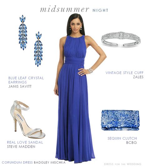 White bridal dresses isn't obvious for those who wanted get marriage. Blue Formal Dress for a Wedding Guest