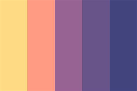 tropical sunset vaporwave edition color palette color palette challenge sunset color palette