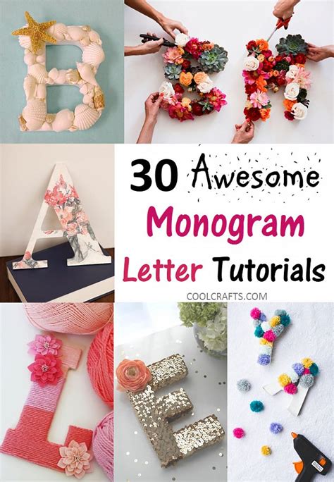 30 T Ideas You Can Create With Monogram Letters Diy Monogram