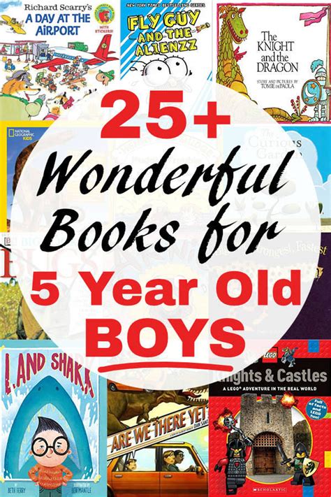 Best Books For 5 Year Old Boys Over 25 Wonderful Titles