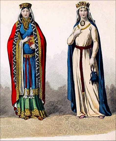 The Carolingian Fashion Period 987 To 1270 Middle Age Fashion