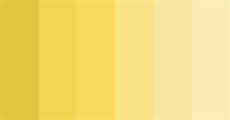 Dull Yellow Gradient Color Scheme Dull