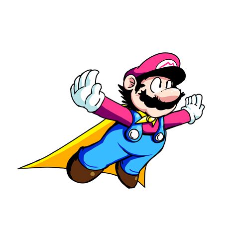 Caped Mario By Darknubs On Newgrounds