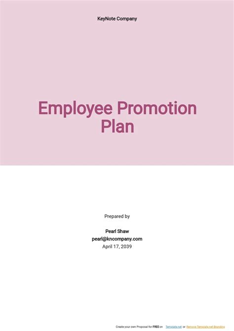Promotion Plan Templates 9 Docs Free Downloads