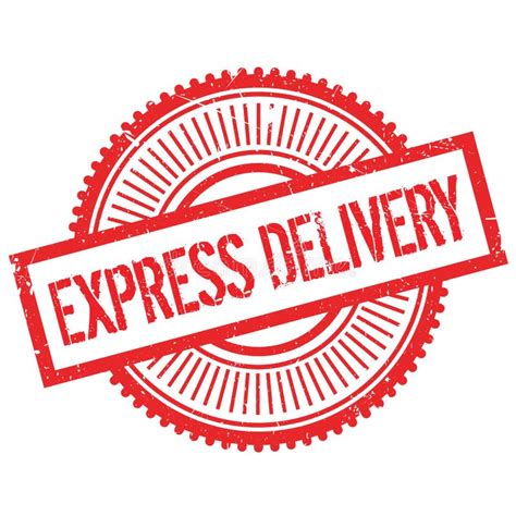 Express Delivery Stamp Stock Vector Illustration Of Transient 82603375