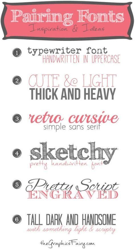 Favorite Font Pairings Creative Lettering And Writing Font