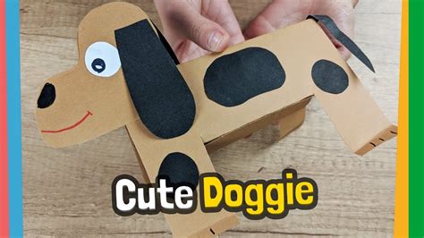 How To Make Paper Dog Easy Craft For Kids Youtube