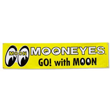 Mooneyes Vinyl Banner Mooneyes English Edition