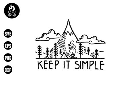 Keep It Simple Graphic By Campfire Stories · Creative Fabrica