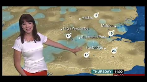 Elizabeth Rizzini The Forecast Looks Great With Liz In A Tight Black