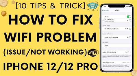 How To Fix Wifi Not Working On Iphone Pro Pro Max Iphone