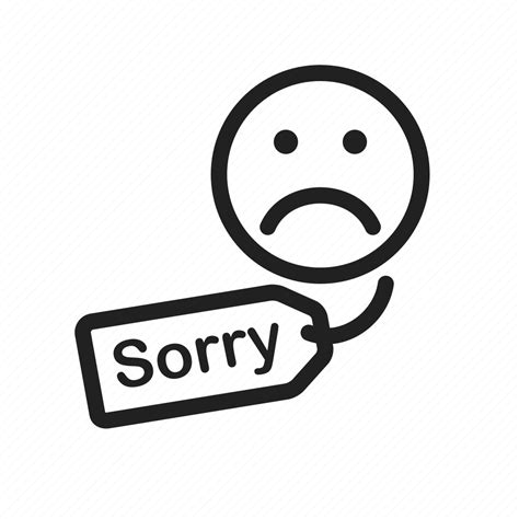 Apology Customer Hanging Letter Notice Sorry Icon Download On