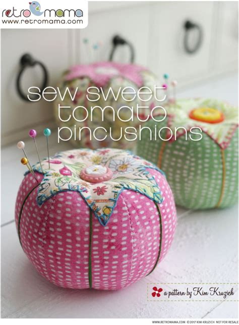Sewing Pattern Release Sew Pretty Tomato Pincushions And A Sale