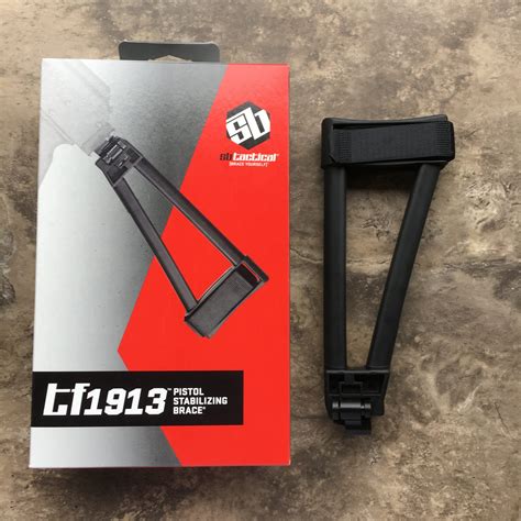 The ts1913 pistol stabilizing brace®is a triangular, side folding design that is compatible with all platforms utilizing a m1913 interface at the rear of the receiver such as the. SB Tactical Stabilizing Brace Triangular AK Stylized Side Folding Brace Fits 1913 Rail Section ...