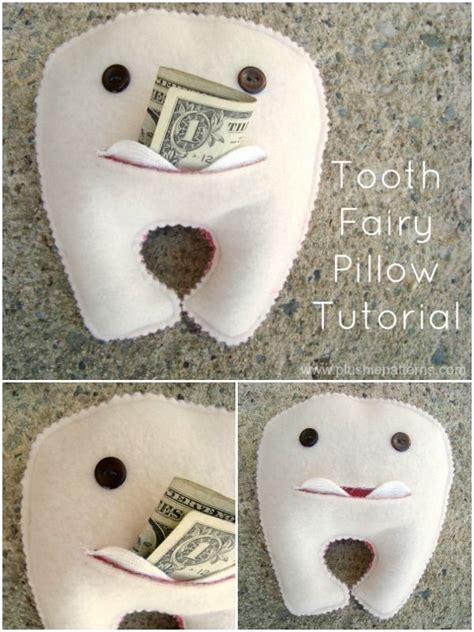 Tooth Fairy Pillow Tutorial Plushie Patterns Tooth Fairy Pillow