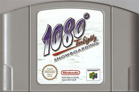 1080° Snowboarding 1998 Nintendo 64 Box Cover Art Mobygames